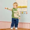 Vinter baby pojke dinosaur tröja för småbarn kläder 210528