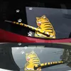 19*25cm Cat Moving Tail Paw Car Stickers Windshield Rear Window Decals Cartoon Car Decal Sticker Exterior Accessories