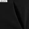ユーロの女性のハイストリート中空アウトデザインブラックショートニットブラウスフェムメシックな裾の結び目シャツスリムブルスストップスLS9056 210420