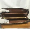 Portafogli originali di alta qualità Portafogli da donna di moda Portafoglio in vera pelle Portafoglio singolo con cerniera Lady Ladies Long Classic Coin276H
