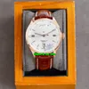 5 stilar Högkvalitativa klockor TNT A45340241B1X2 Premier Day Datum Rostfritt stål 40mm ETA2824 Automatisk Mens Watch Blue Dial Leather Strap Gents Wristwat