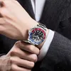 2021 Lige Sport Watch dla Mężczyzn Automatyczny Mechaniczny Zegar Tourbillon Moda Sapphire Szkło 316L Steel 100M Wodoodporne Zegarki Q0902