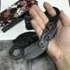 2021 Caswell Morphing Couteau Tactique Griffe Karambit M390 Lame De Lavage En Pierre Noire Poignée En Acier Inoxydable EDC Couteaux De Poche Cadeau De Noël C81 BM42