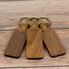 Engraved Wooden Keychain Straps Valentines Birthday Anniversary Wood Pendant Keyring for Women Men