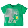 Green Elefante Meninos camisetas Moda 10% Crianças de Algodão Camisetas Outfits Beach Crianças Jerseys Bebê Meninos Roupas Jersey 210413