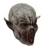 Masques de fête d'Halloween en Latex complet sans bouche masque d'horreur de monstre couvre-chef accessoires de déguisement de Cosplay d'halloween