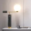 Современные минималистские аппаратные изделия креативные стеклянные шарные настольные лампы дизайнер модель комната гостиная спальня прикроватная комната лампа дома декор свет