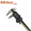 Mitutoyo CNC LCD-kaliper digital vernier s 8inch 150 200 300mm 500-196-20 Elektronisk mätning av rostfritt stål 210810