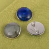 Femmes Hommes Naturel Stone 25 mm Cabochon Brooch Tiger Eye Turquoises Sac Vêtements Opal Pins cristallins BROOCHES BADGES BIELRES