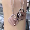 Silver Love Necklace Original 925 Silver Necklace Women's Pendant Necklace Heart-shaped Women's Jewelry G0113