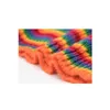 Kobiety Kolorowe Paski Rainbow Dzianiny sweter Jesień Zima Koreański Styl Casual Długim Rękawem Pullover Kobiet Crop Top 210417