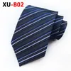 Mans Neck Tie Red Navy Blue Striped Silk Tie for Man 8cm Gingham Ties Formal Business Gravata Casual Wedding Party Tie273y