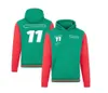 F1 racing hooded cycling jersey men's outdoor sports sweater team sweater can be customized