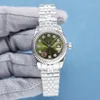 أزياء جميلة الياقوت مرآة 31mm Womens Watches Ladies Dress Bracelet Stainless Steel Watch Date Diamond Ring Automatic Mech184c