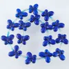 Wojiaer Blue Howlite Turquoise Stone 20x15x5mm 나비 목걸이 팔찌 Bads Beads Fit Jewelry Making 15.5 "by934