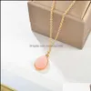 Подвесные ожерелья подвески ювелирные изделия 2021 Модная золотая слеза Смола смола дружи