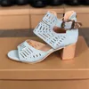 2021 Frauen Sandale Sommer High Heel Sandalen Schwarz Blau Party Folien mit Kristallen Strand Outdoor Casual Schuhe Große Größe