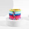 Brins perlés 2022 Bracelets en argile polymère colorés à la mode pour hommes femmes Bohême faits à la main Bracelets de charme d'été Bijoux de fête Inte22