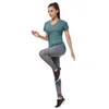 Blusas para mujer Camisas Feitong Camiseta deportiva de manga corta para mujer Camisa atlética que absorbe la humedad Ropa deportiva Top Entrenamiento Camiseta para correr Chemise