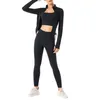 Col montant slim Yoga Jacket Zipper Running blazer Vêtements d'exercice slim doigtier cardigan à manches longues en plein air matin haut de course