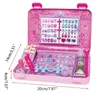 280pcs Dreamy Nail Art Sets unha Art Toys Girls Gifts Fingrete Play Safe No Toxic para 4 5 6 7 8 anos Girl56859775717584