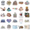 50pcs Wholesale Reading Stickers For Water Bottle Luggage Skateboard Guitar Laptop Car Decal Kids Gifts Toys