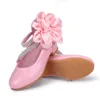 Ragazza Princess Show Scarpe Scarpe bambini tacco alto in pelle flower dance prestazioni 01a piatto