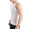 Men's Body Shapers Men's Men Slimming Shaper met rits compressie shirt slanke shapewear vest buiktank elastische buikbuikcontrole