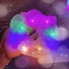 LED luminous hairbands scrunchies mulheres meninas headwear cabelo corda simples banda pulseira anéis de borracha festa de aniversário presente 20 pcs