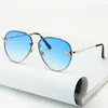 Marque design lunettes de soleil femmes hommes designer bonne qualité mode métal surdimensionné accessoires vintage femme homme UV400