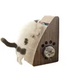 Cat Toys Scratch Board Corrugated Paper Claw Sharpener Vertical Tray Large Multiple Ways To Play Durable Multi-Faceted