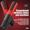 Dragonhawk Armor Wireless Tattoo Machine LCD tela recarregável bateria Pen WQP-016