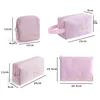 Girls Velvet Organizer Cosmetische tas Vintage zacht toiletpakket Women Travel Make -uptassen Lipstick Pouch Beauty Case Handbag238s