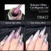 Nagelgel mtsii 7pcsset reflekterande glitter katt magnetpolska med magnet stick semi permanent blöt av uv manicure kit8406709