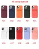 For Iphone 12 cases mini 11 PRO XR XS MAX X 6S 7 8 plus TPU soft rubber silicone cell phone matte slim cover luxury with credit card bag slots Monochromatic business