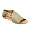 Women Sandals Flip Flops Flats New Summer Fashion Wedges Shoes Woman Slides Buckle Lady Casual Female Plus Size 34-43 Y0721