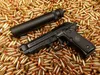 1: 2.05 сплав модель метательного снаряда Empire металлическая Beretta m92a1 съемная и не пусковая