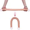 NXY DildoS 56cm Lange Dubbele Hoofd Dildo Flexibele Penis G Spot Vaginale Anus Stimuleren Realistische Anale Plug Seksspeeltjes voor Dames Lesbian 0121