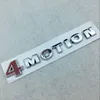 4 Motion 4Motion Red Chrome CAR Achter Emblem Decal voor Passat Touareg Golf Polo Tiguan Jetta Car Boot Trunk Badge Sticke6450460