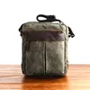 Outdoor Bags 2021 Men's Messenger Bag Crossbody Shoulder Multifunctional Handbag Travel School Retro Tote Zipper Briefcase