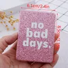 Portable Square Double-Side Folding Cosmetics Pink Mirrors For Ladies And Girls Pocket Mirror Mini Women Girl