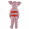 Traje de boneca mascote Piglet Pig Mascote Traje Amigo Festa Fantasia Vestido de festa de aniversário de Halloween Roupa de tamanho adulto Mascote traje354d