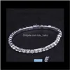 Bracelets de mariage 10pcs 110 Rows Rignestone Austria Cz Crystal Bride Brangle Bracelet Bracelet de bijoux