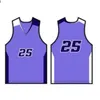 كرة السلة جيرسي الرجال الشريط قصيرة الأكمام قمصان الشارع أسود أبيض أزرق رياضة قميص UBX69Z854