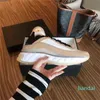 Sapatos formais femininos Xiaoxiangfeng Color Correspondência 2021 New Leather Soled Soled Sports Sports Shoes Tendências
