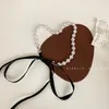 Collier Double ras du cou en velours noir pour femmes, bijoux à la mode, Simple, avec perles, clavicule