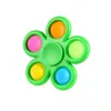 Etrue Push Pop Up It s Spinner Simple Spinners Popit Finger Spinning Toy Stress Relief Fingertip gyro toys8182192