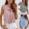 Summer Blouse Women Vintage Dot Shirt Tie Bow Woman 2022 Streetwear Lady Tops Retro Blouses Blusas Mulher Elegantes Women's & Shirts