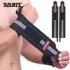 Wristband AOLIKES 1 Pair Wrist Support Weight Lifting Gym Training Wrist Support Brace Straps Wraps Crossfit Powerlifting3830267