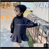Girls Dresses Baby Baby, & Maternity Drop Delivery 2021 Winter Super Soft Cotton Thick Padded With Lantern Sleeve Toddler Girl Clothing Kids